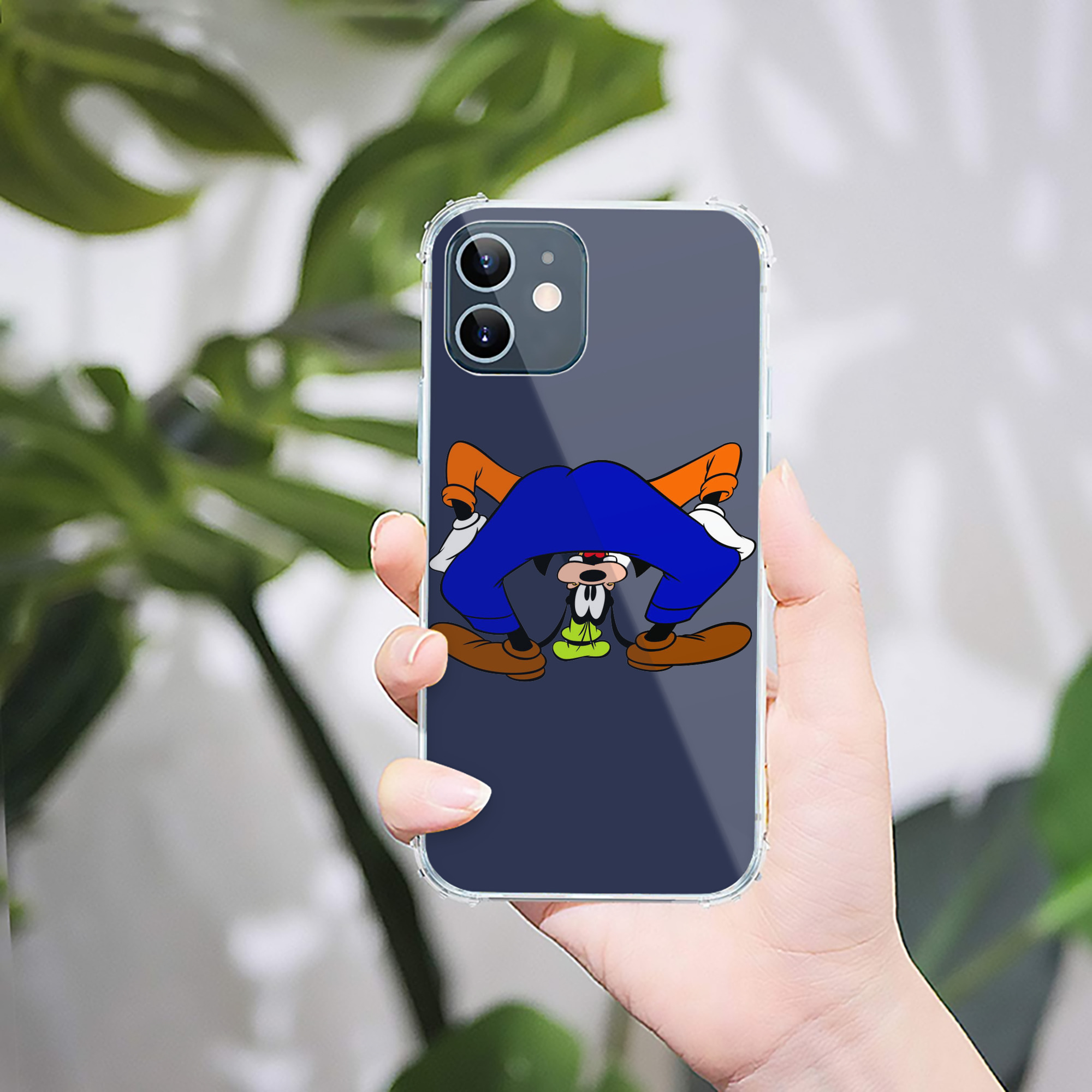 （画像用） ミッキーマウス Mickey Mouse 【iPhone 12シリーズ対応】透明スマホケース（クリアソフトケース）